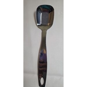 Oneida 18/8 Stainless 9.25" Square Serving Spoon Flatware Icecream
